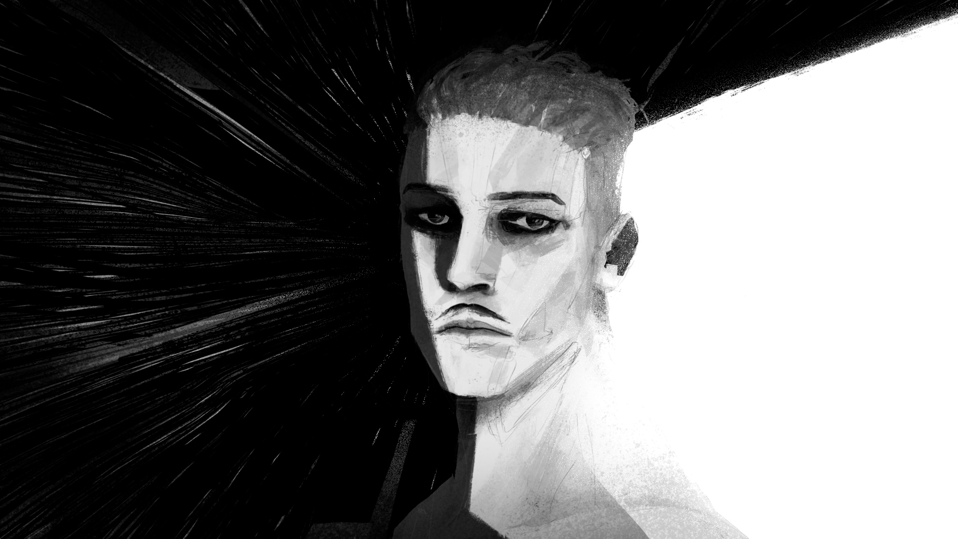 Still of the short animation film 'Scarpe' or Shoes by Salvatore Centoducati produced by Ibrido Studio distributed by ShortsFit. ShortsFit distribucion. ShortsFit distribution. Shortfits. distribucion de cortometrajes. Distribuzione di cortometraggi. Animazione italiana.